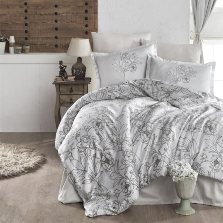 Lenjerii de pat - Lenjerie de pat satin clasy king size (tuluna v1)