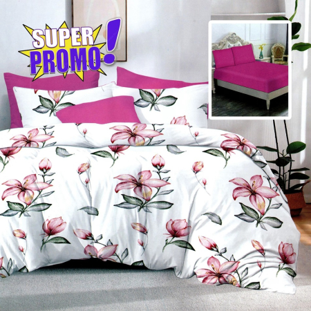 Lenjerii de pat - Lenjerie finet 6 piese cu husă – 160×200 și 180×200 (ana v2)