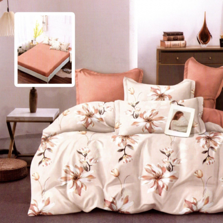 Textile pentru casă - Lenjerie finet 6 piese cu husă – 160×200 și 180×200 (peyton-h)
