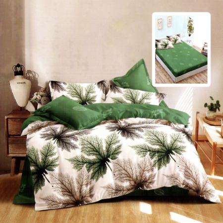 Articole pentru casă - Lenjerie finet 6 piese cu husă – 160×200 și 180×200 (grace-vh)