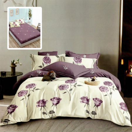 Textile pentru casă - LENJERIE FINET 6 PIESE CU HUSĂ – 160×200 ȘI 180×200 (HF6P255)