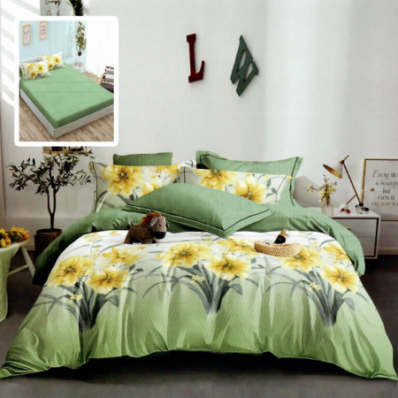 Textile pentru casă - Lenjerie finet 6 piese cu husă – 160×200 și 180×200 (hf6p256)