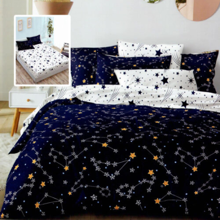 Lenjerii de pat - Lenjerie finet 6 piese cu husă – 160×200 și 180×200 (hf6p273)