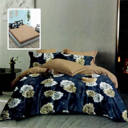 Textile pentru casă - Lenjerie finet 6 piese cu husă – 160×200 și 180×200 (hf6p284)