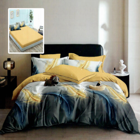 Lenjerii de pat - Lenjerie finet 6 piese cu husă – 160×200 și 180×200 (hf6p288)