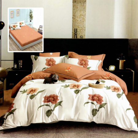 Textile pentru casă - Lenjerie finet 6 piese cu husă – 160×200 și 180×200 (hf6p290)