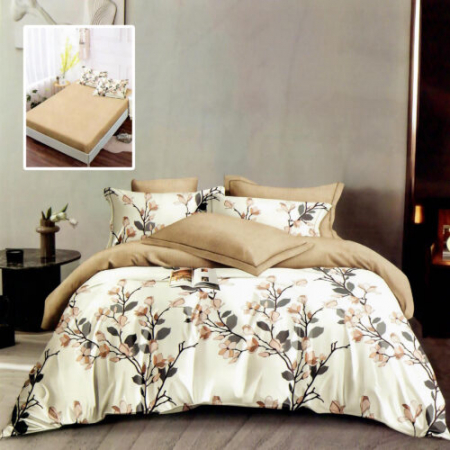 Articole pentru casă - Lenjerie finet 6 piese cu husă – 160×200 și 180×200 (hf6p299)