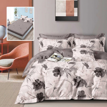 Textile pentru casă - Lenjerie finet 6 piese cu husă – 160×200 și 180×200 (hf6p320)