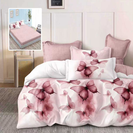 Lenjerii de pat - LENJERIE FINET 6 PIESE CU HUSĂ – 160×200 ȘI 180×200 (HF6P8)