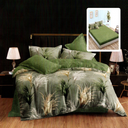 Lenjerii de pat - Lenjerie finet 6 piese cu husă – 160×200 și 180×200 (isabella-vh)
