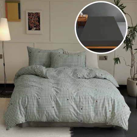 Lenjerii de pat - Lenjerie pat tricot bumbac 100 % cu husă-alinoar