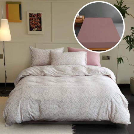 Lenjerii de pat - Lenjerie pat tricot bumbac 100 % cu husă-rusten