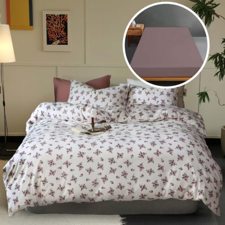 Lenjerii de pat - Lenjerie pat tricot bumbac 100 % cu husă-sonia