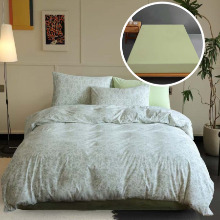 Lenjerii de pat - Lenjerie pat tricot bumbac 100 % cu husă-torino