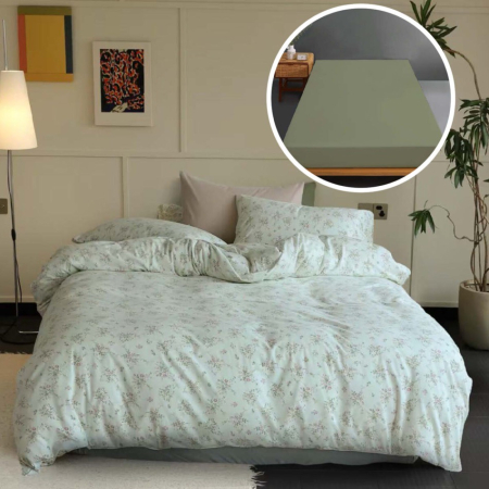 Lenjerii de pat - Lenjerie pat tricot bumbac 100 % cu husă-xanadu