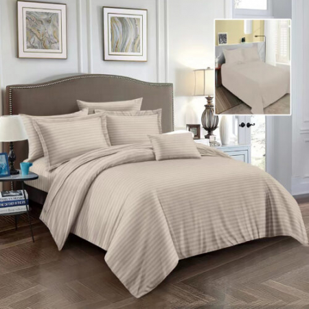 Textile pentru casă - Lenjerii pat damasc policoton xxl (imp25)