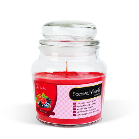 Articole pentru casă - Lumânare parfumată – borcan cu capac – Forest fruit – 310 g