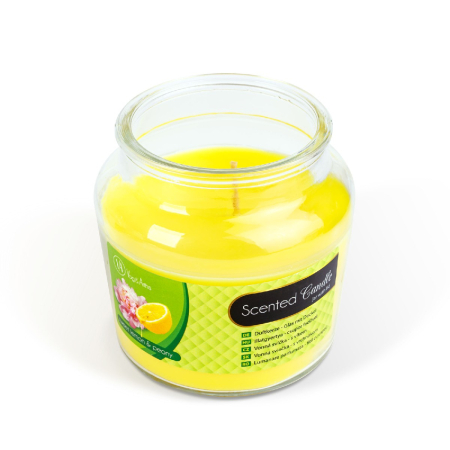 Lumânare parfumată – borcan cu capac – Sweet lemon & peony – 310 g [1]