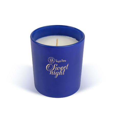 Articole pentru casă - Lumânare parfumată – „Noapte dulce” (lavandă) – 125 g