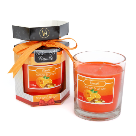 Lumânare parfumată - portocale și ghimbir - 120 g [2]