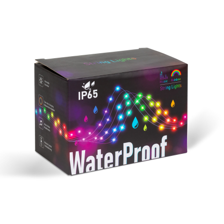 Lumină inteligentă - 100-240V - 66 LED RGB - 10 m - Bluetooth [5]