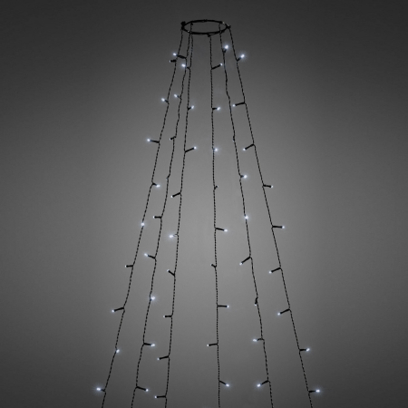 Lumini brad LED - 1.9 m - 120 LEDuri, alb rece - IP44 [4]
