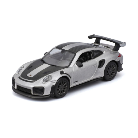 MAISTO MASINUTA METALICA SPEED ICONS PORSCHE 911 GT2 RS SILVER BLACK SCARA 1 LA 64 [1]