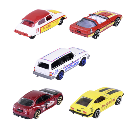 MAJORETTE MASINUTE METALICE PACHET ANIVERSAR 60 DE ANI 5 MASINI [1]