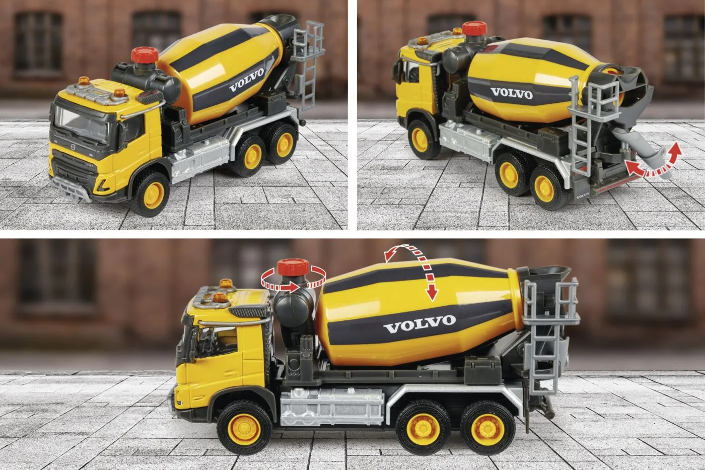 MAJORETTE VOLVO BETONIERA METALICA SCARA 1 LA 45 [3]