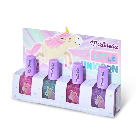 Cosmetice pentru copii - MARTINELIA LITTLE UNICORN  SET 4 LACURI DE UNGHII
