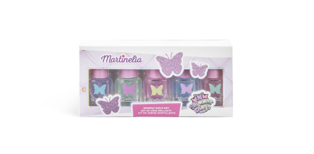 Cosmetice pentru copii - MARTINELIA SHIMMER WINGS SET 5 LACURI DE UNGHII
