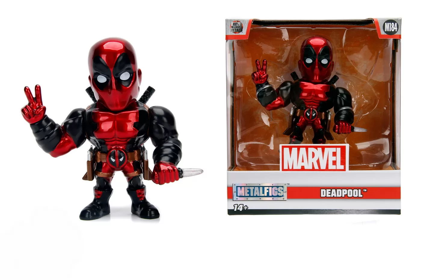 MARVEL FIGURINA METALICA DEADPOOL 10 CM [6]