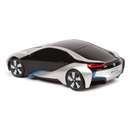 MASINA CU TELECOMANDA BMW I8 ARGINTIE SCARA 1 LA 24 [3]