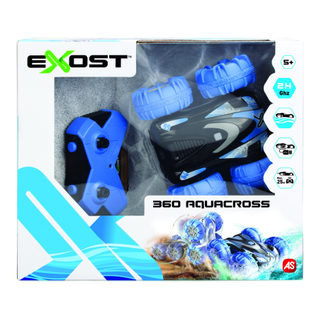 Mașinuțe cu telecomandă - MASINA CU TELECOMANDA EXOST RC SCARA 1:18 360 AQUACROSS