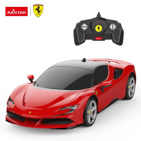 Mașinuțe cu telecomandă - MASINA CU TELECOMANDA FERRARI SF90 STRADALE SCARA 1 LA 18