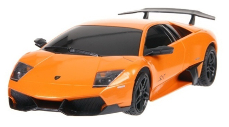 MASINA CU TELECOMANDA LAMBORGHINI MURCIELAGO LP670 PORTOCALIU CU SCARA 1 LA 24 [1]