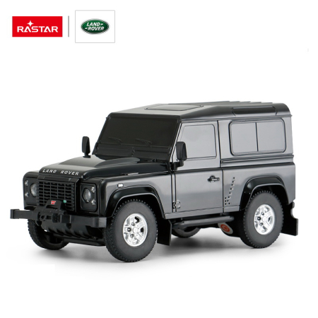 MASINA CU TELECOMANDA LAND ROVER DEFENDER NEGRU CU SCARA 1 LA 24 [3]