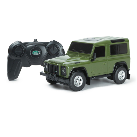 MASINA CU TELECOMANDA LAND ROVER DEFENDER VERDE CU SCARA 1 LA 24 [1]