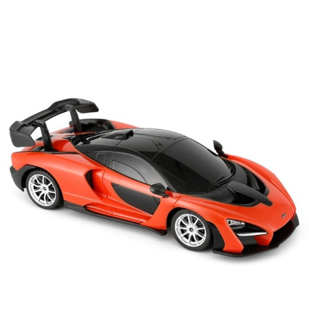MASINA CU TELECOMANDA MCLAREN SENNA PORTOCALIU CU SCARA 1 LA 24 [2]