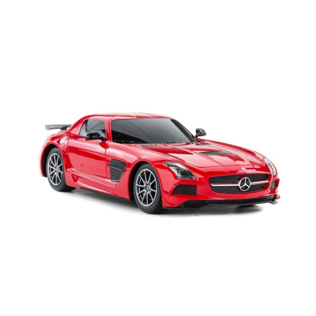 MASINA CU TELECOMANDA MERCEDES-BENZ SLS AMG ROSU CU SCARA 1 LA 18 [1]