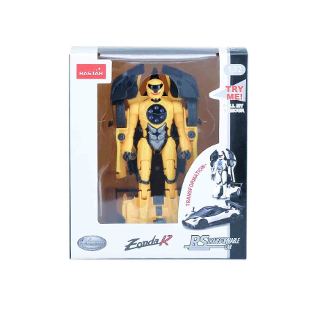 Mașinuțe, Motociclete, Elicoptere, Avioane - MASINUTA METALICA CONVERTIBILA PAGANI ZONDA R GALBEN CU SCARA 1 LA 32