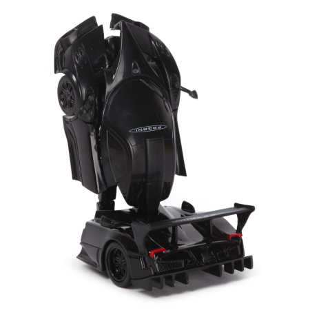 MASINUTA METALICA CONVERTIBILA PAGANI ZONDA R NEGRU CU SCARA 1 LA 32 [3]