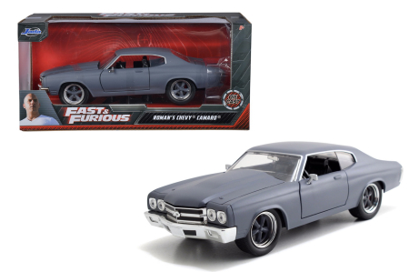 Mașinuțe, Motociclete, Elicoptere, Avioane - MASINUTA METALICA FAST AND FURIOUS DOM S CHEVY CHEVELLE SS SCARA 1:24