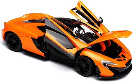 MASINUTA METALICA McLAREN P1 PORTOCALIU SCARA 1 LA 24 [2]