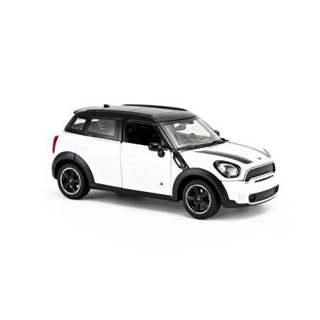 Universul Copiilor - MASINUTA METALICA MINICOOPER ALBA SCARA 1 LA 24