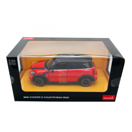 Universul Copiilor - MASINUTA METALICA MINICOOPER ROSU SCARA 1 LA 24