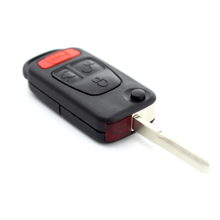 Mercedes Benz - Carcasa tip cheie briceag cu 3 butoane, buton panica, lama 2 "piste" [9]