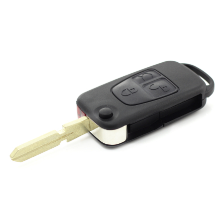 Mercedes Benz - Carcasa tip cheie briceag cu 3 butoane, lama 4 "piste" [4]