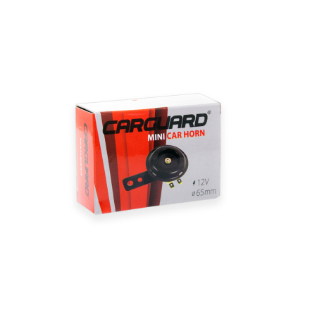 Mini Claxon auto Carguard 12V - 65mm [2]
