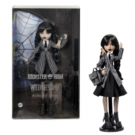 Universul Copiilor - MONSTER HIGH WEDNESDAY PAPUSA WEDNESDAY 